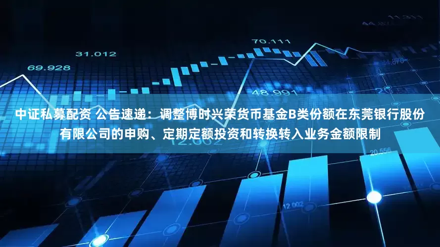 中证私募配资 公告速递：调整博时兴荣货币基金B类份额在东莞银行股份有限公司的申购、定期定额投资和转换转入业务金额限制