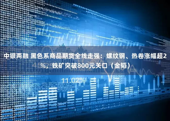 中银两融 黑色系商品期货全线走强：螺纹钢、热卷涨幅超2%，铁矿突破800元关口（金韬）